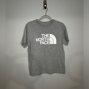 North face grey tee shirt size medium